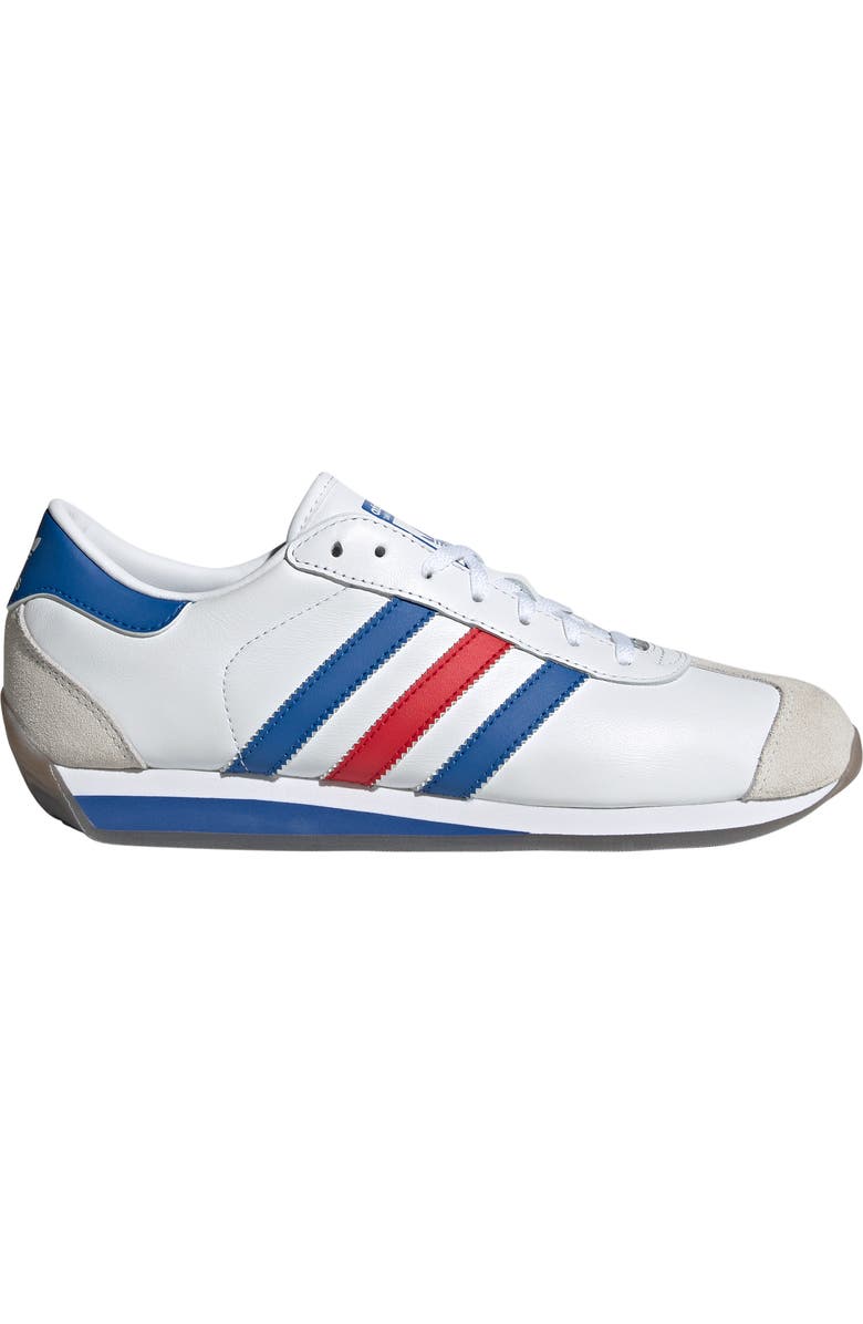 adidas Country II Sneaker, Alternate, color, White/Better Scarlet/Blue