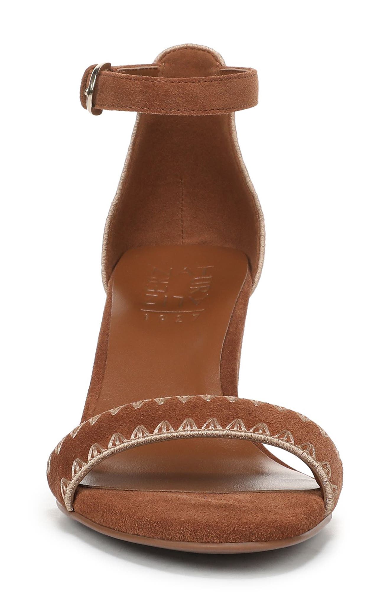 Naturalizer Vera Ankle Strap Sandal, Alternate, color, Walnut Wake