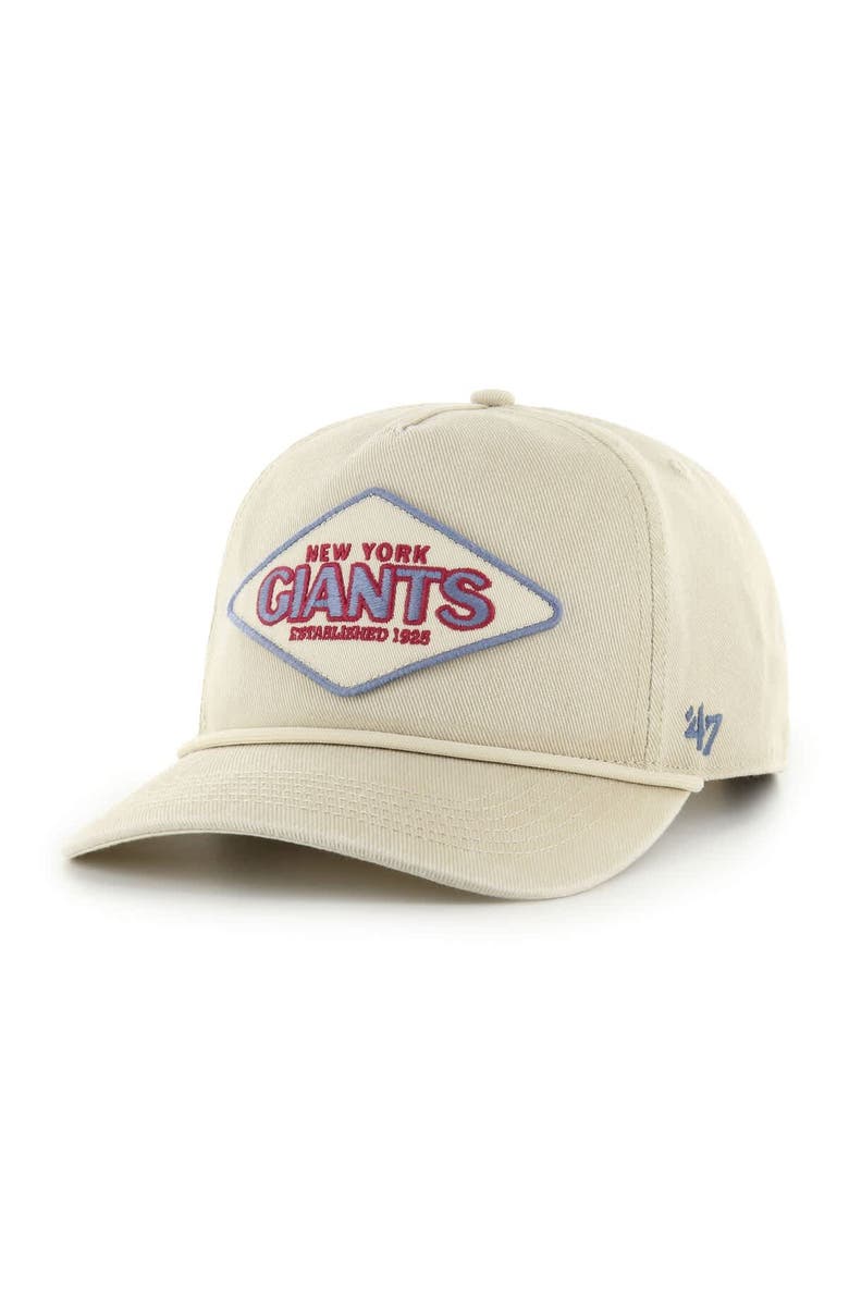 '47 Men's '47 Khaki New York Giants Cairn Hitch Adjustable Hat, Alternate, color, 