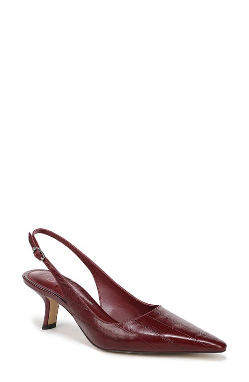 Sam Edelman Bianka Slingback Pump French Merlot Leather