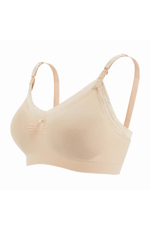 Cache Coeur Milk Maternity And Nursing Seamless Bra In Animal Print