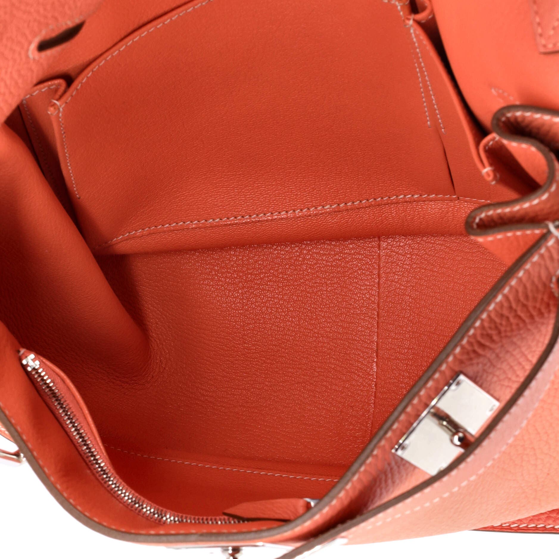 Pre-Owned Hermes Jypsiere Bag Clemence 31, Alternate, color, Crevette