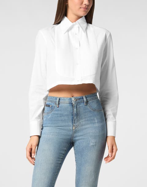 Cropped Shirt Ls Women