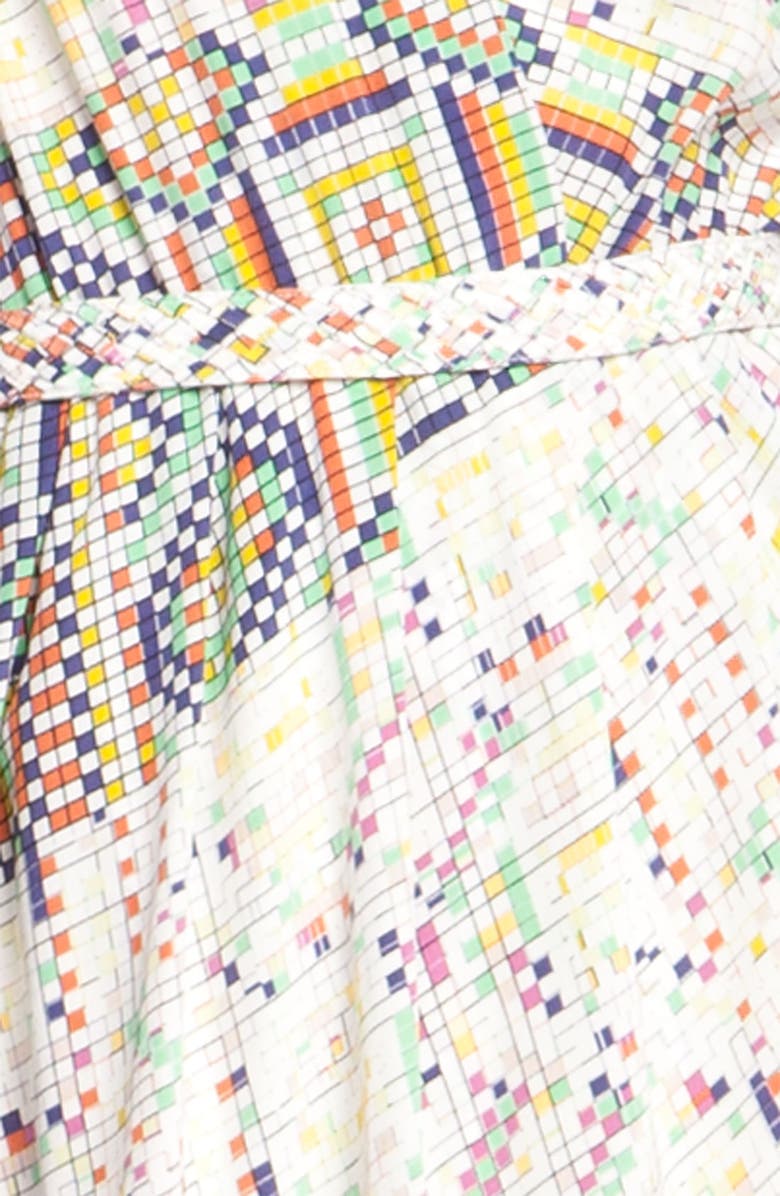 Presley Skye Digital Print Silk Crêpe de Chine Dress, Alternate, color,