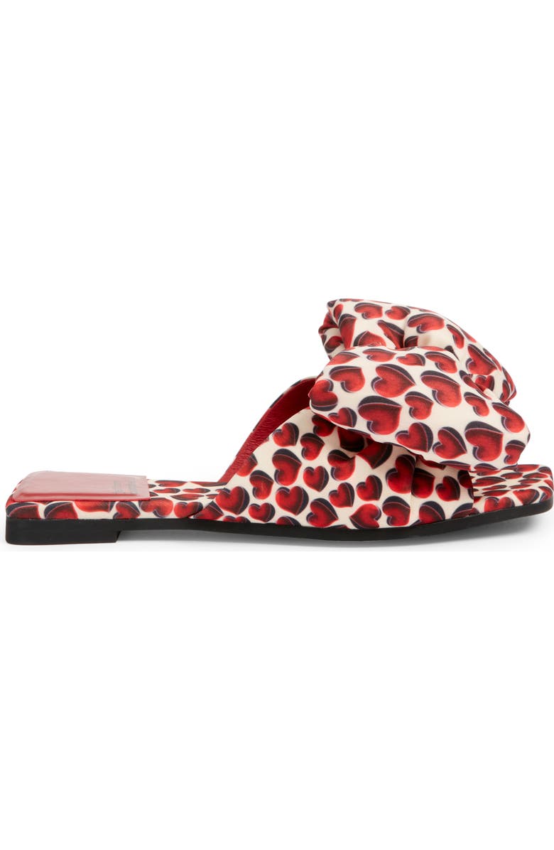 Jeffrey Campbell Sweetie Slide Sandal, Alternate, color, Red Hearts