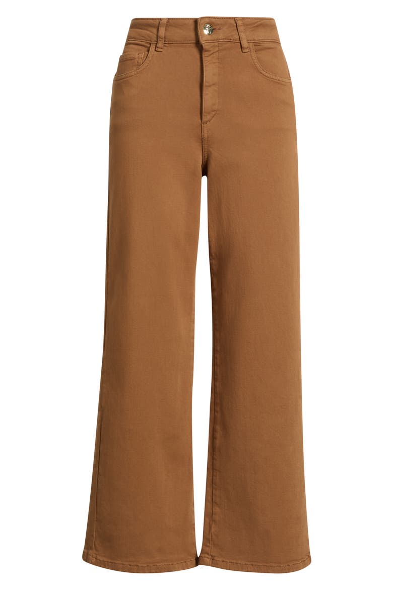 Fuxia Wide Leg Pants, Alternate, color, TOBACCO BROWN