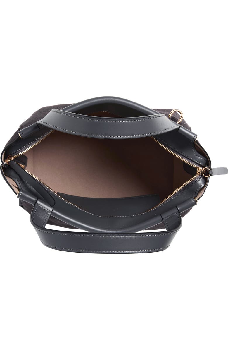 Wandler Ida Leather Handbag, Alternate, color, Space Suede