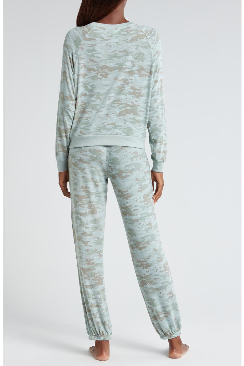 Star Seeker Brushed Jersey Pajamas, Alternate, color, FERN CAMO