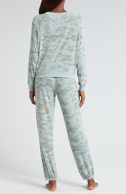 Honeydew Intimates Star Seeker Brushed Jersey Pajamas In Green
