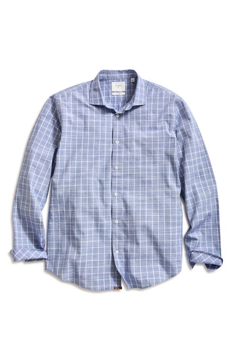 Hutcheson Plaid Button-Up Sport Shirt