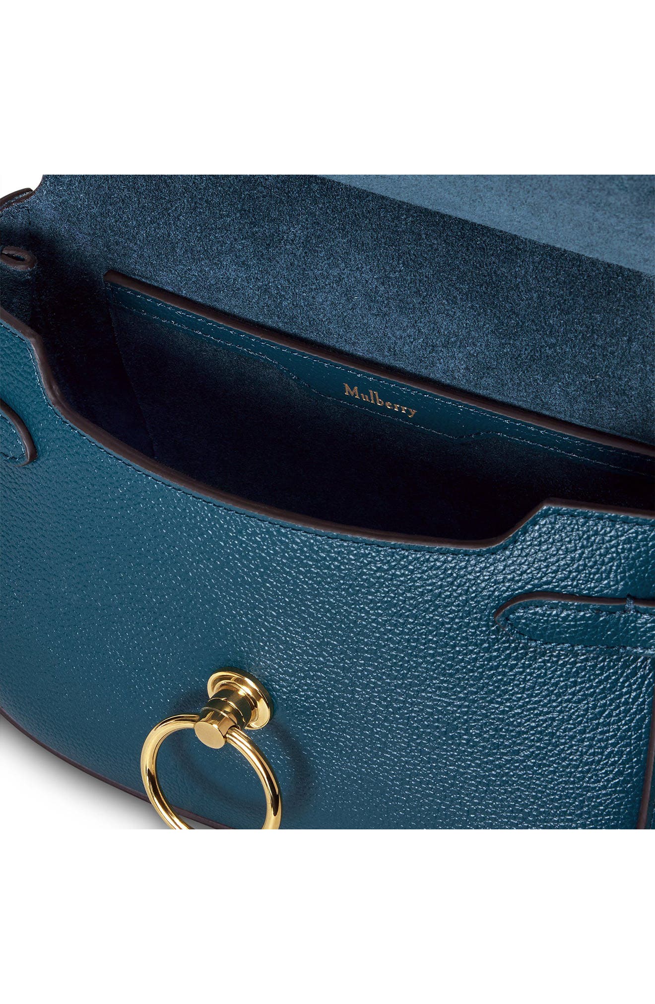 Small Amberley Leather Satchel, Alternate, color, OUT OF THE BLUE