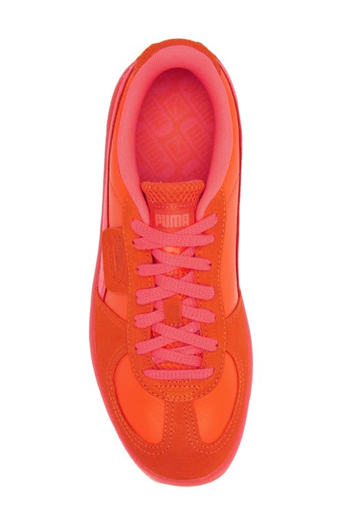 Puma Palermo Leather Sneaker In Orange