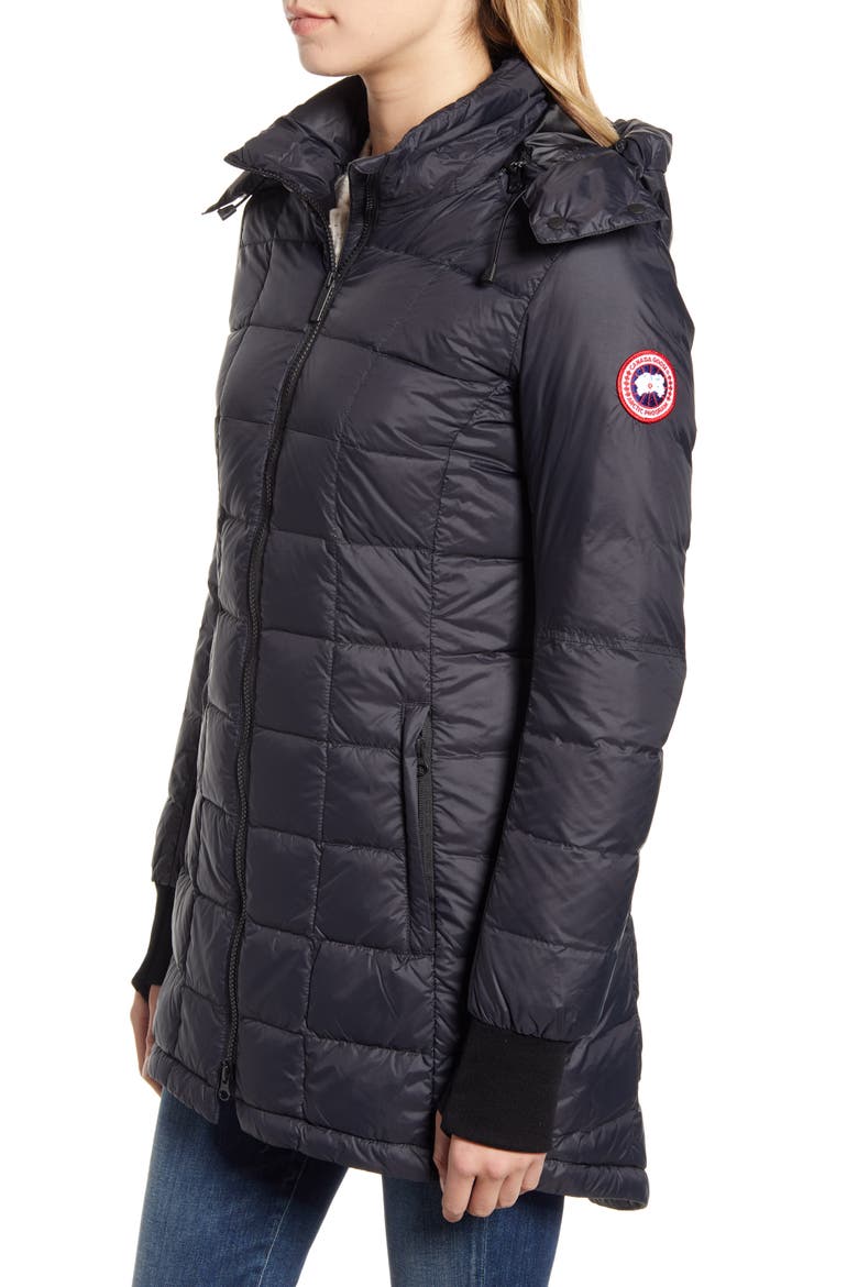 Ellison Packable Down Jacket, Alternate, color, BLACK - NOIR