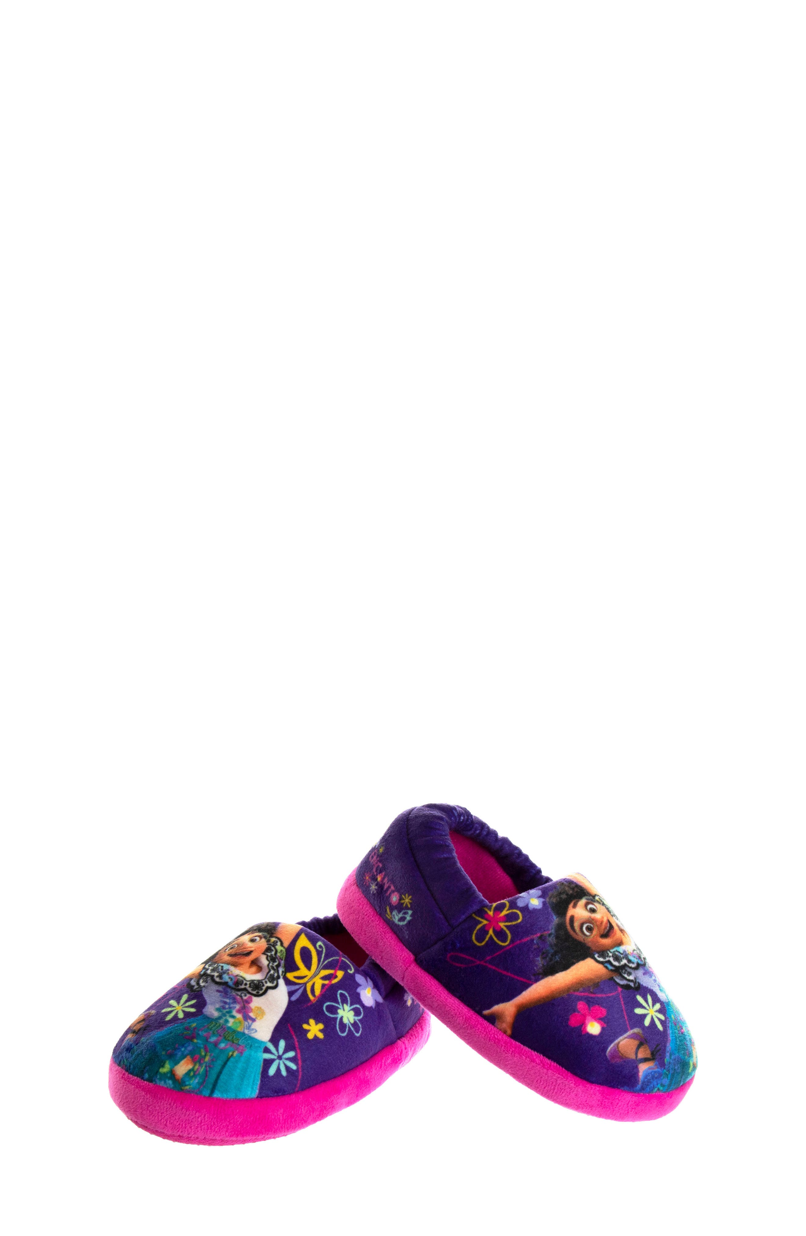 JOSMO Kids' Disney Encanto Slipper, Alternate, color, Dark Purple/Fuchsia