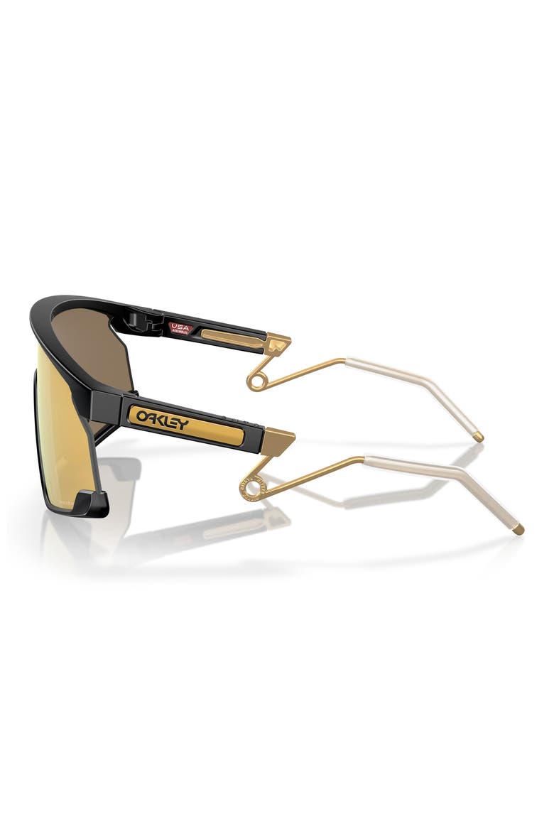 BXTR 39mm Polarized Rectangular Sunglasses, Alternate, color, MATTE BLACK