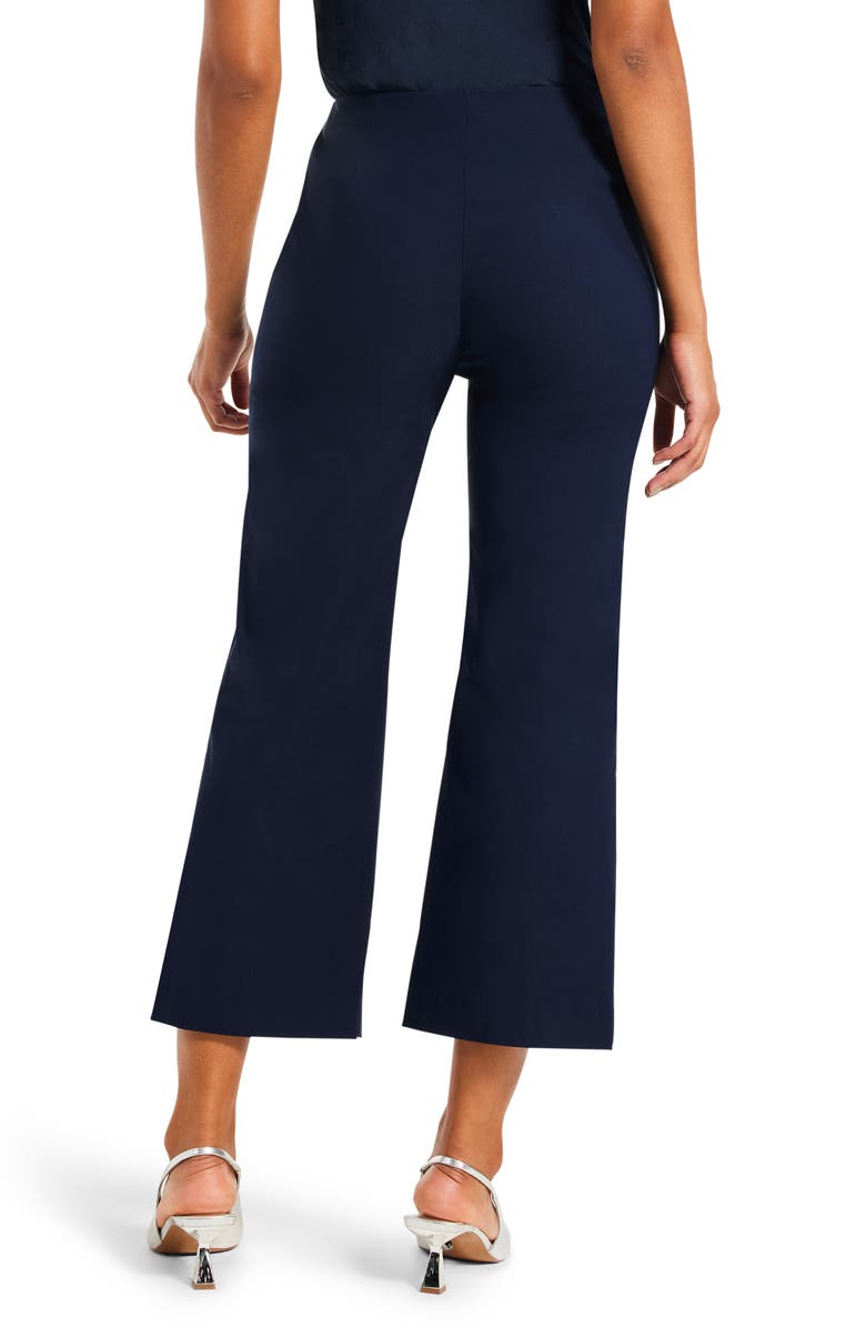 NIC+ZOE Wonderstretch Wide Leg Pull-On Pants, Alternate, color, Dark Indigo