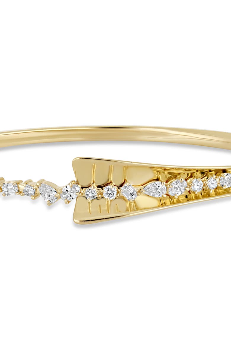 Bony Levy Kiera 18K Gold Diamond Cuff Bracelet, Alternate, color, 