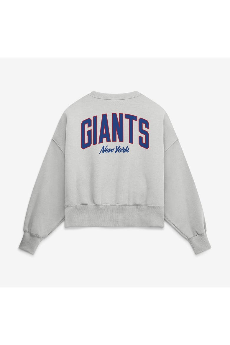 Women's Nike  Gray New York Giants Oversized Primetime Phoenix Fleece Sweatshirt, Alternate, color, Gray