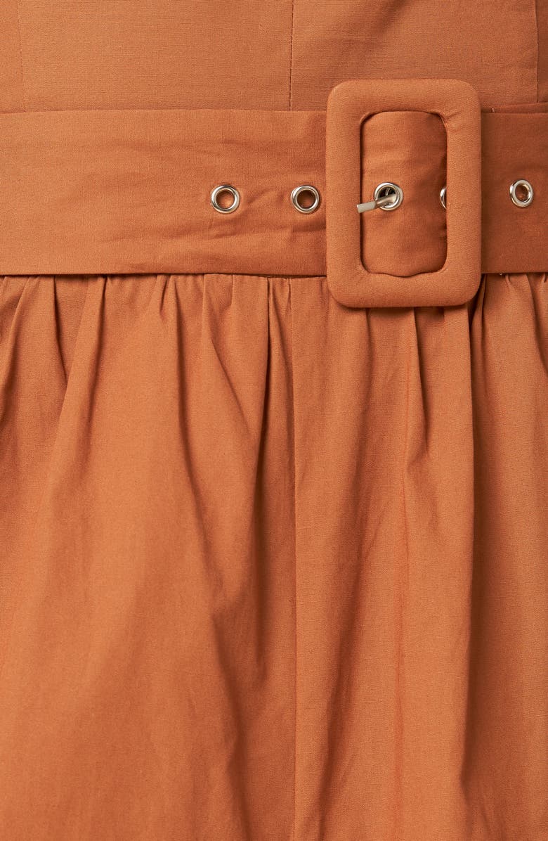 FLYING TOMATO Belted Wide Leg Jumpsuit, Alternate, color,