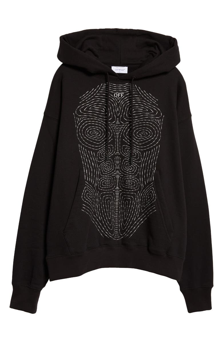 Off-White Body Stitch Skate Hoodie, Alternate, color, 