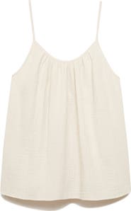 MANGO Cotton Gauze Camisole