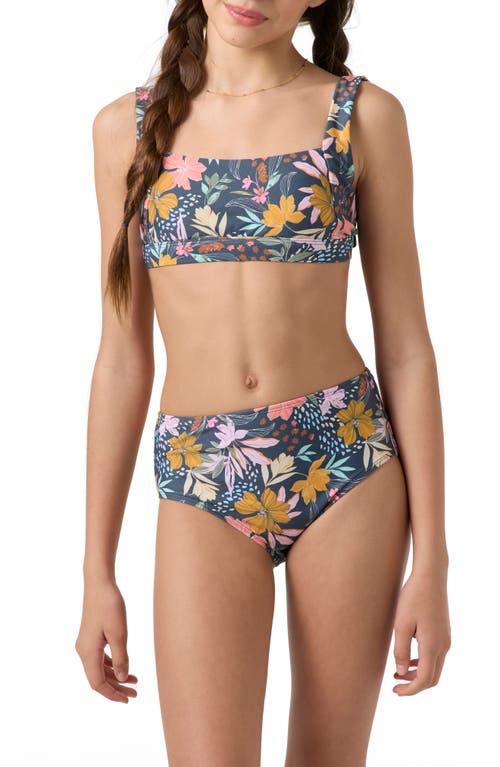 O'neill Kids' Mila Two-piece Swimsuit In Gray