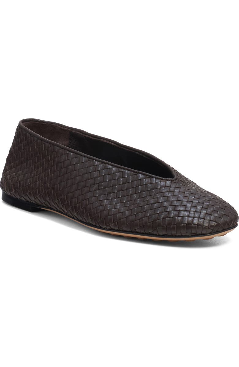 Bottega Veneta Lagoon Intrecciato Ballet Flat, Main, color, 2113 Fondant