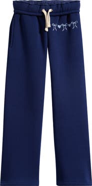 Vintage Havana Kids' Puff Print Bow Wide Leg Pants