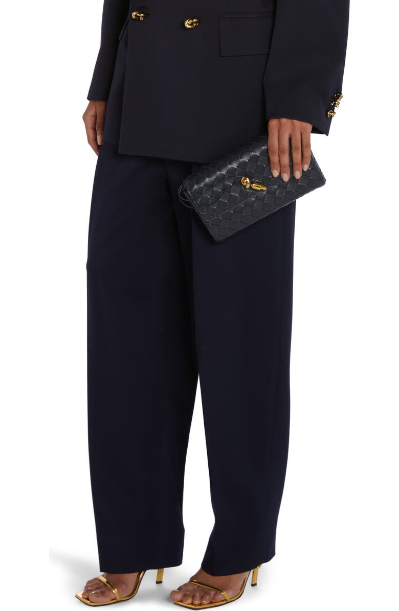 Bottega Veneta Mini Intrecciato Leather Crossbody Bag, Alternate, color,