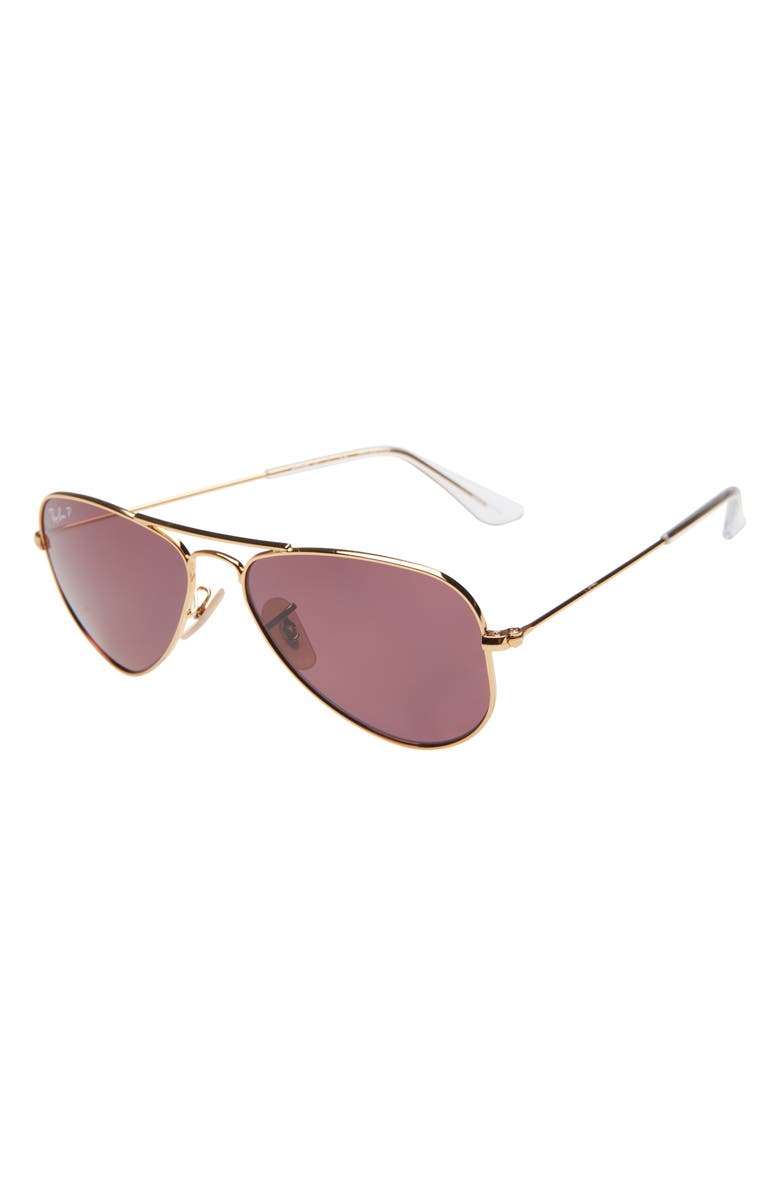 Ray-Ban Aviator Pilot 52mm Aviator Sunglasses, Main, color, 