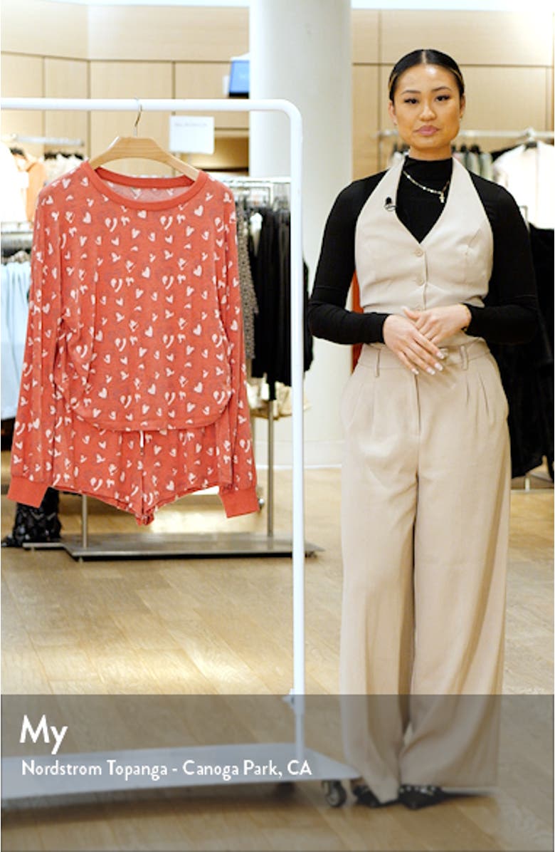 Star Seeker Brushed Jersey Short Pajamas, sales video thumbnail