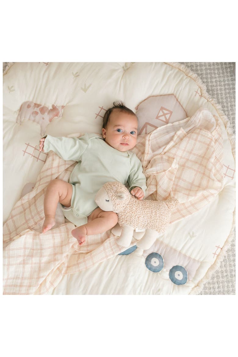 Quilted Cotton Baby Playmat, Alternate, color, BEIGE