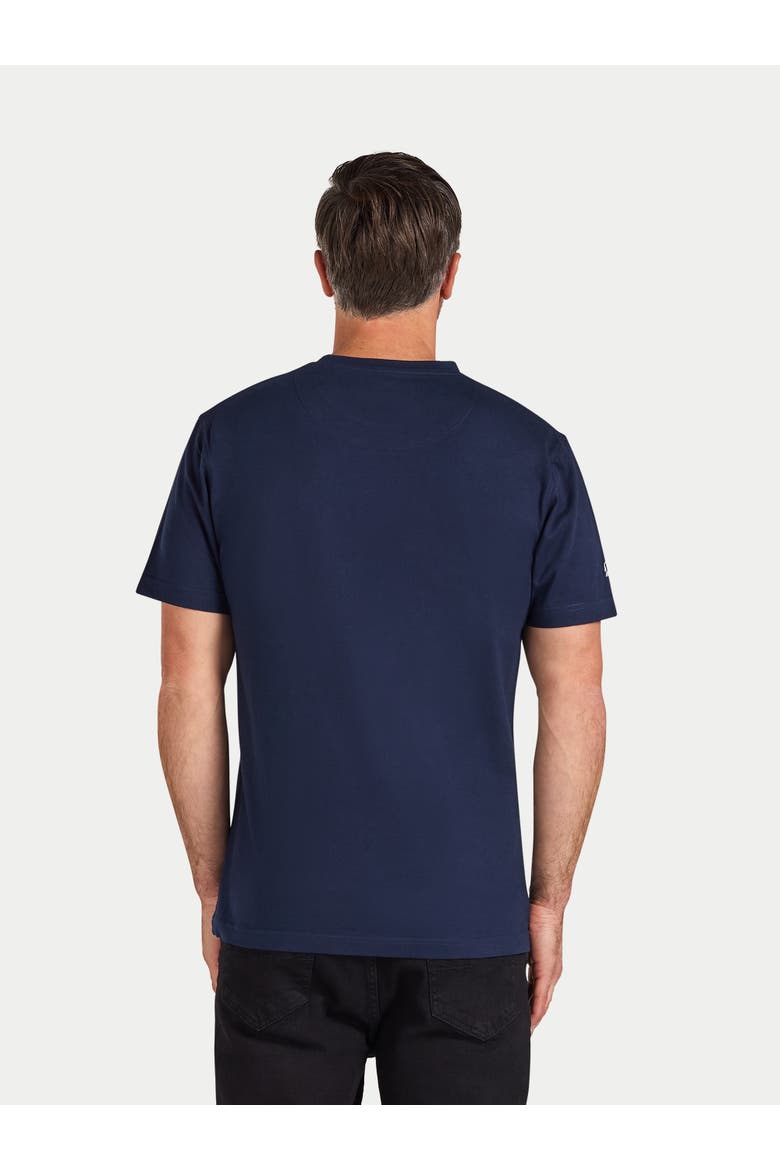 Outburst Union Jack Bull T-Shirt, Alternate, color, Navy