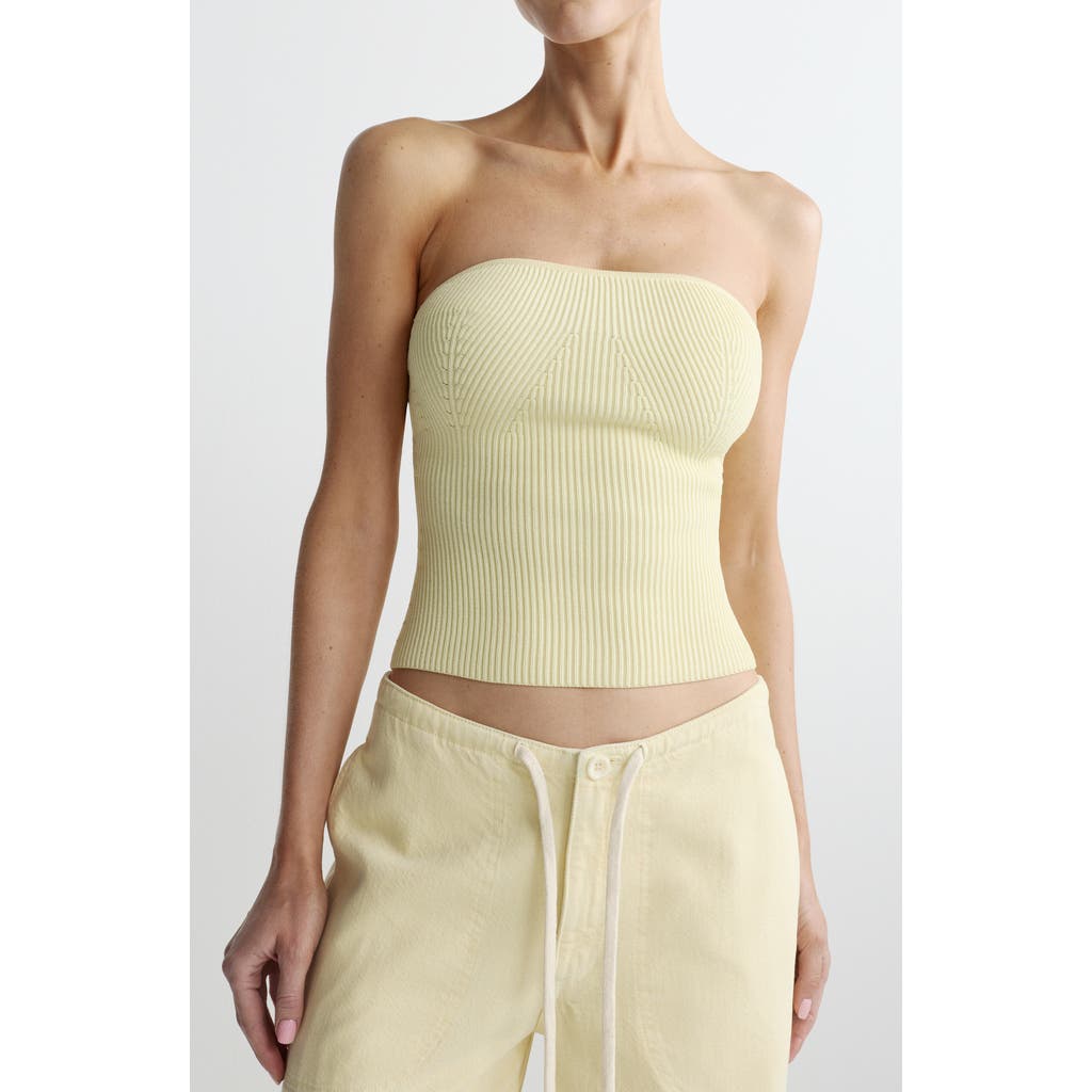 DL1961 Rib Tube Top in Prosecco at Nordstrom, Size Small