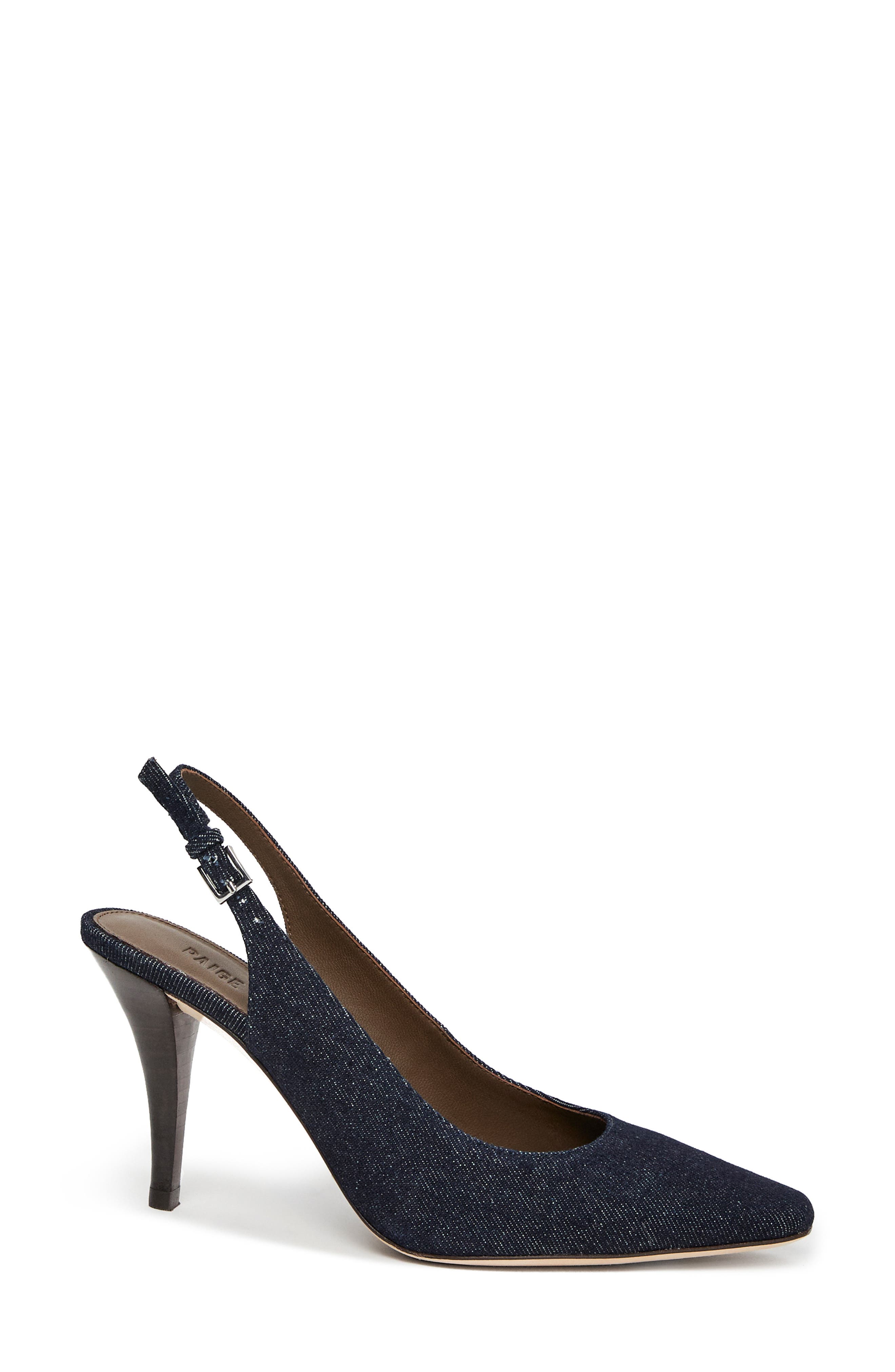 PAIGE Kaela Slingback Pump, Alternate, color, Dk Indigo