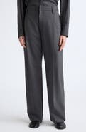 Maria McManus Single Pleat Front Wide Leg Pants