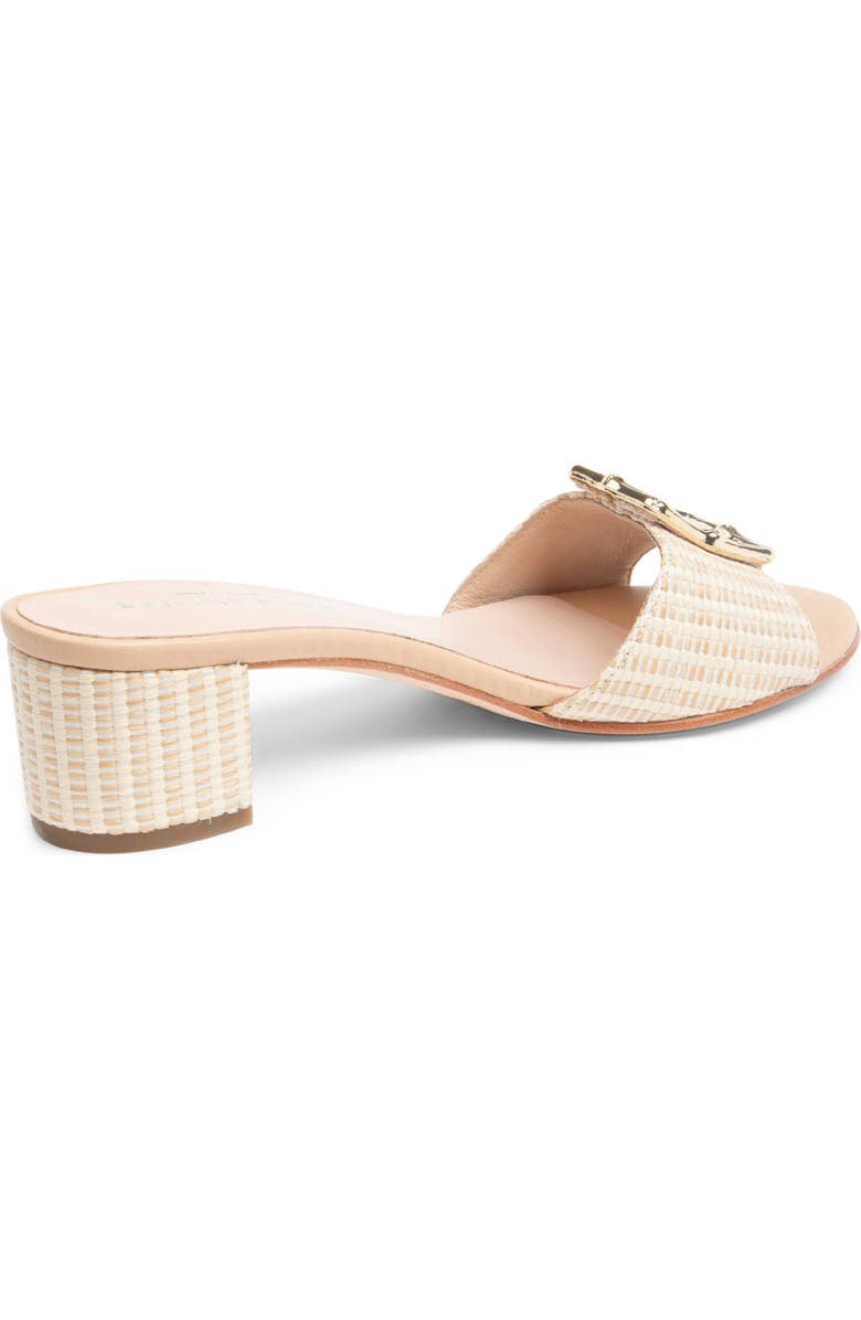 patricia green Riviera Bamboo Buckle Block Heel Slide Sandal, Alternate, color,