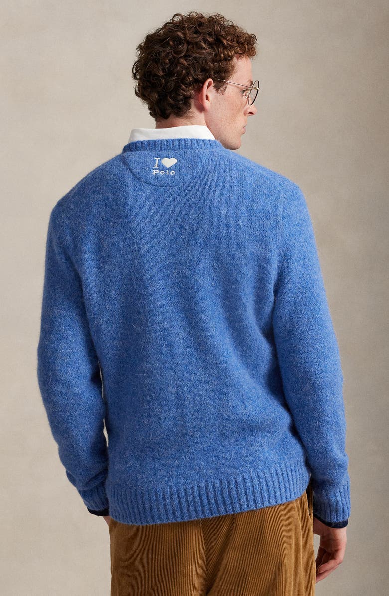 Polo Ralph Lauren Ralph Intarsia Graphic Sweater, Alternate, color, Blue Combo