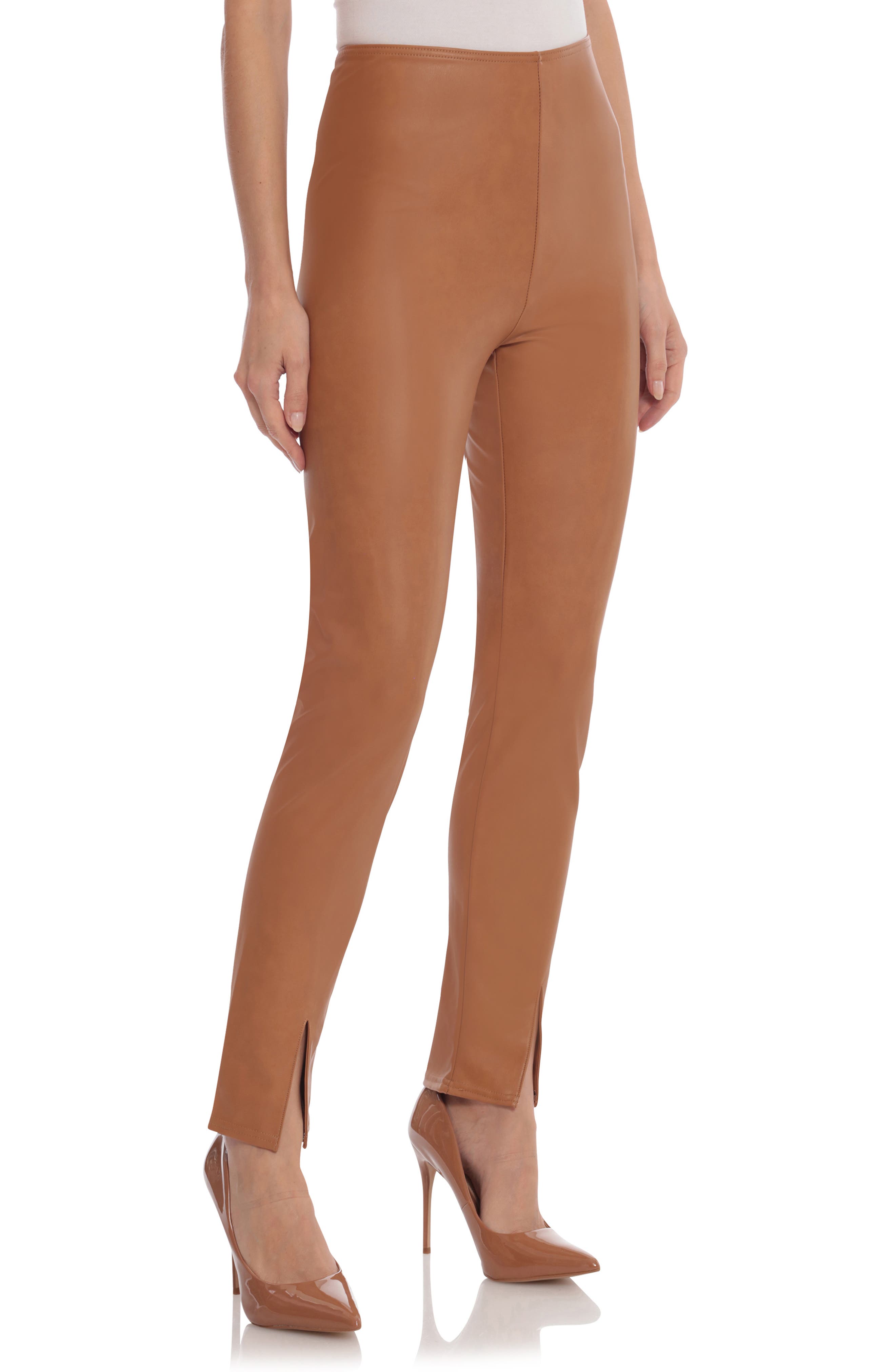Bagatelle High Waist Faux Leather Leggings (Women) | Nordstromrack