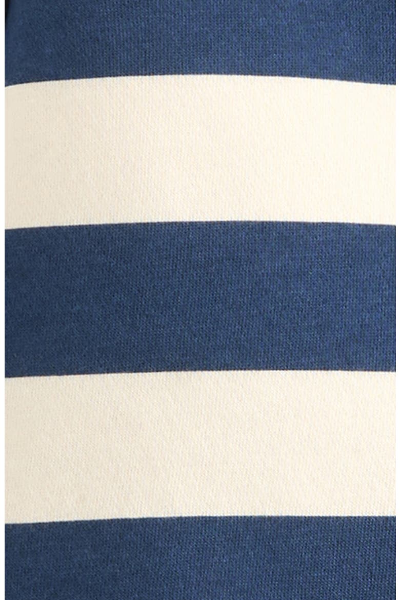 Kids' Collared Fleece Set, Alternate, color, NAVY DENIM STRIPE- NAVY