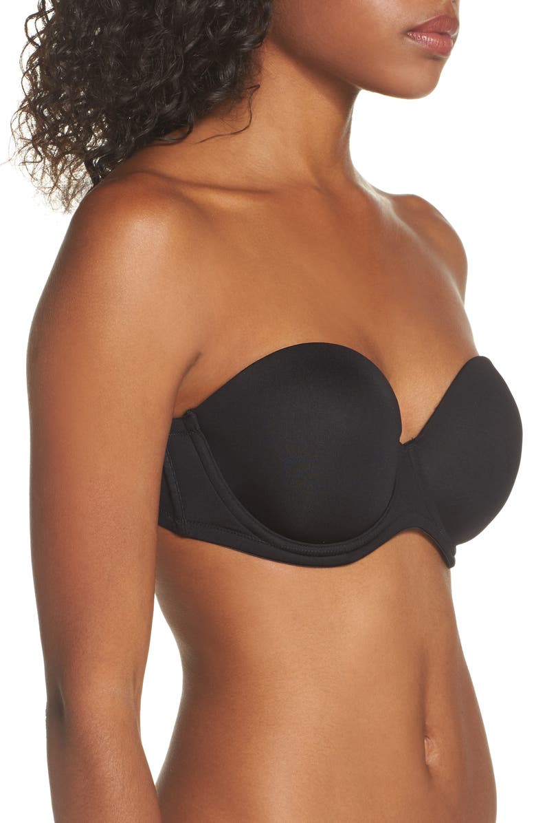 Wacoal Red Carpet Convertible Strapless Bra, Alternate, color, Black