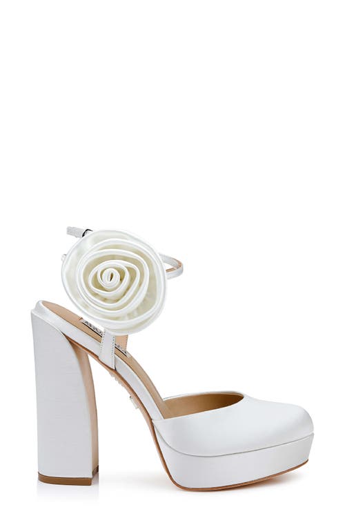 BADGLEY MISCHKA BADGLEY MISCHKA COLLECTION JANESSA ANKLE STRAP PLATFORM PUMP