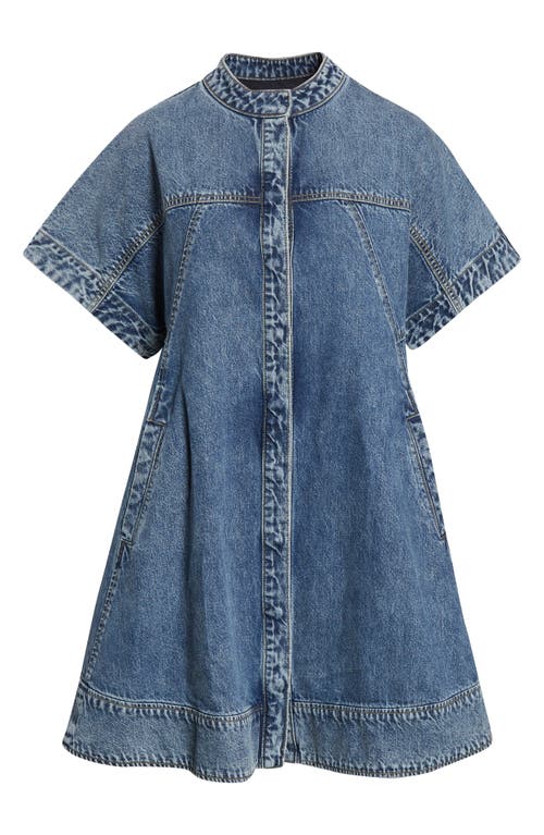 3.1 Phillip Lim Trapeze Light Denim Dress In Blue