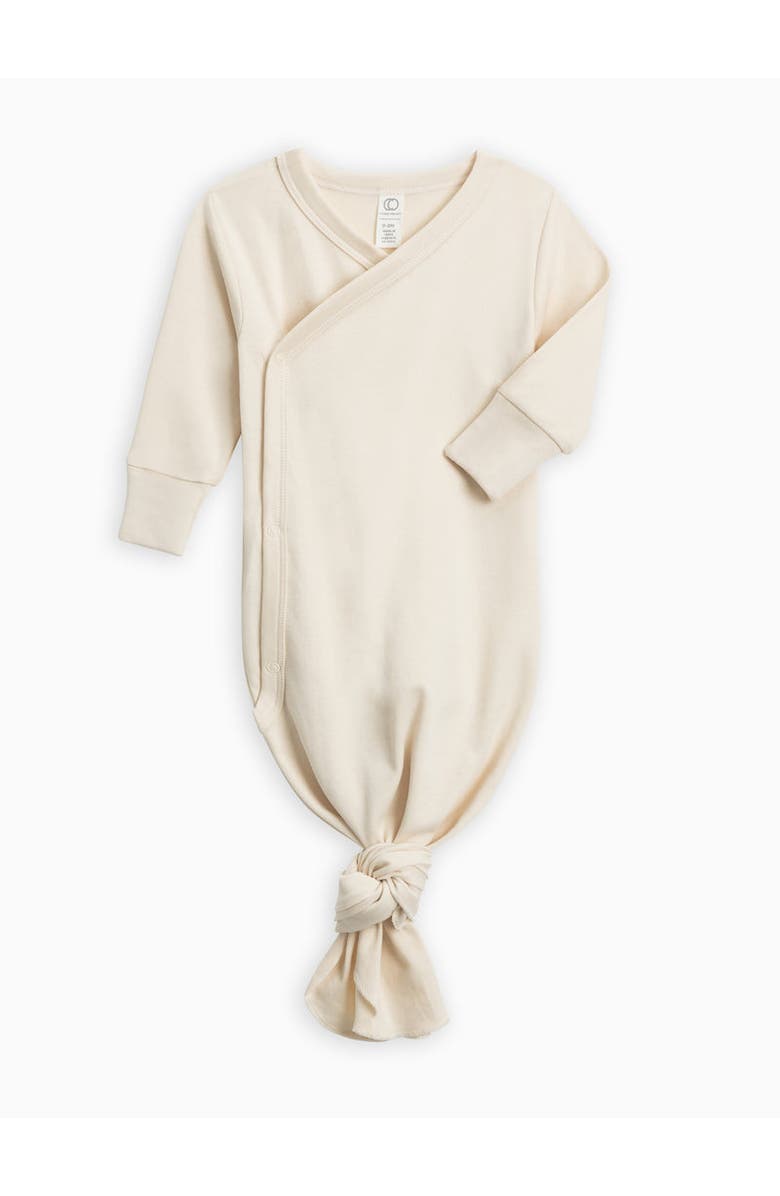 Colored Organics Organic Indy Kimono Gown, Main, color, Natural