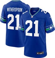 Nike Men's Nike Devon Witherspoon Royal Seattle Seahawks Throwback Player Game Jersey