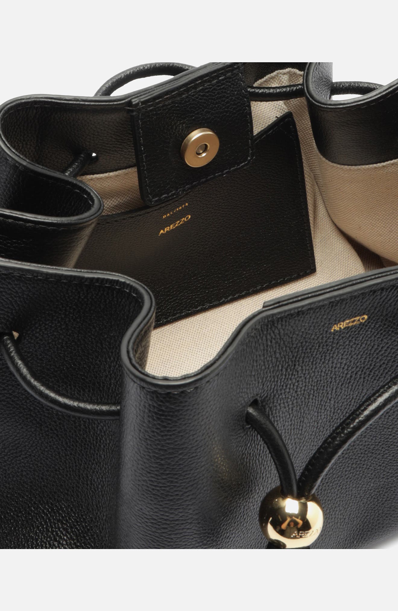 Arezzo Medium Alba Leather Shoulder Bag, Alternate, color, 