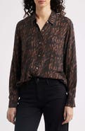 Rails Josephine Leopard Print Button-Up Shirt