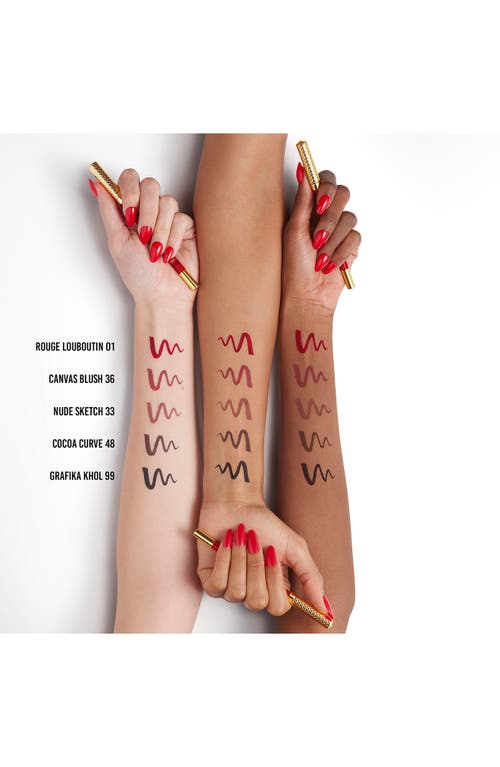 Christian Louboutin Glamliner Lip & Eye Contour Pencil In Nude
