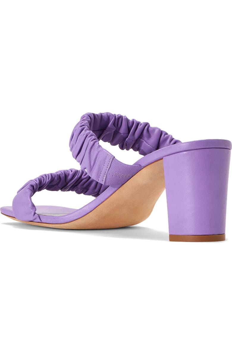 STAUD Frankie Ruched Slide Sandal, Alternate, color,