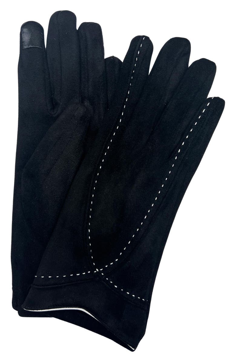 MARCUS ADLER Stitched Touchscreen Gloves, Main, color, Black